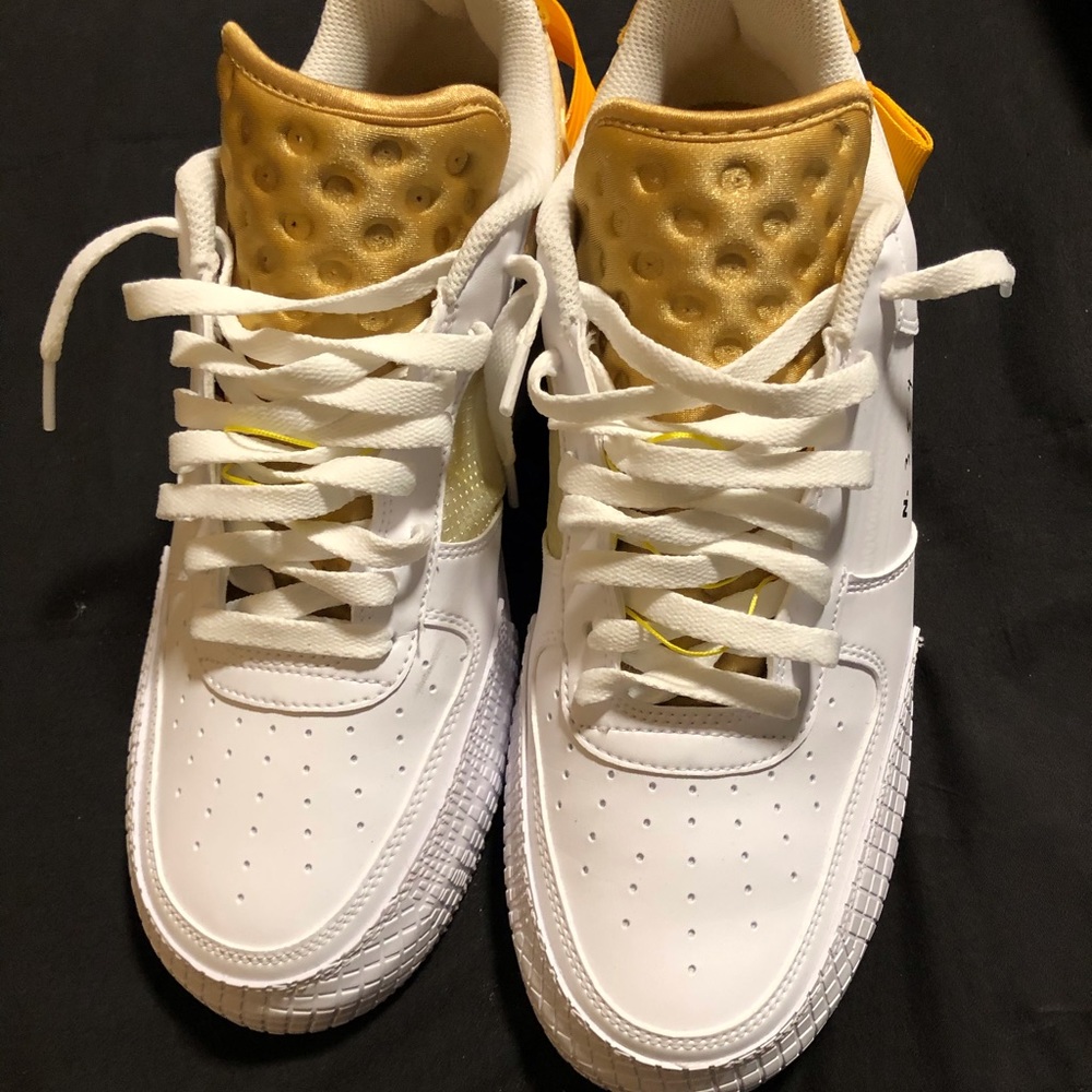 Nike Af1 Type White Gold